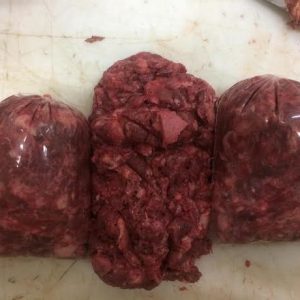 Beef heart and pork